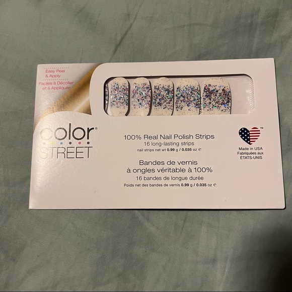 *Retired* Color Street: Less Bitter, More Glitter | Blue Pink Pastel Sparkle - Picture 3 of 8